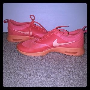 Neon Pink and Orange Nike Air Max Thea